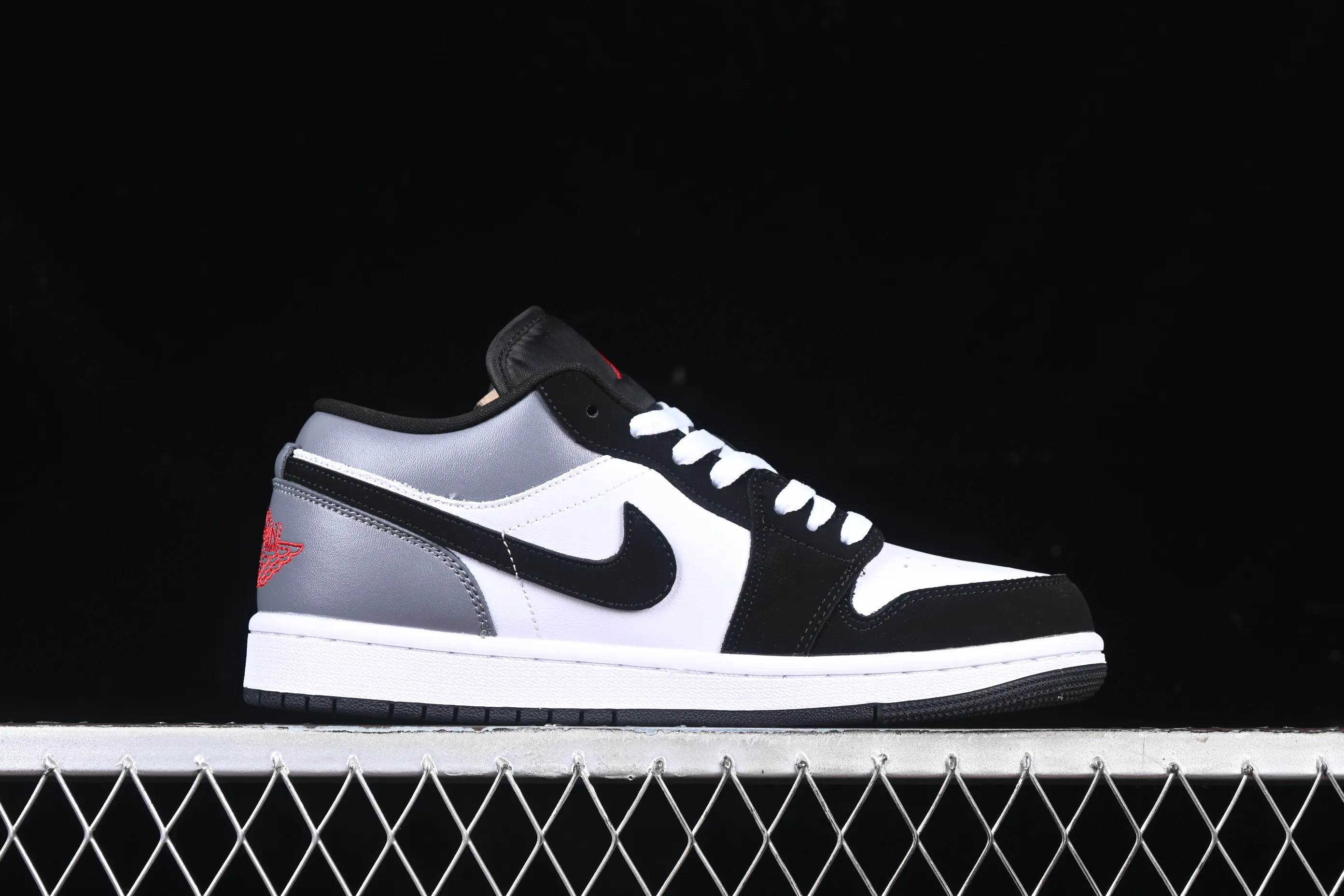 All categories Air Jordan Jordan series basketball shoes Air Jordan 1 Low Air Jordan 1 Low AJ1 Joe 1 gray white black hook low-top cultural casual sneakers HF3148-106